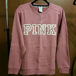 NWOT Victoria's Secret Pink Sweatshirt Mauve Sz S